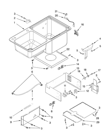 Tub/sink