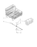 Dishrack and sprayarm