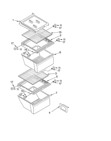 Refrigerator shelf