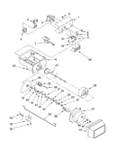 Motor and ice container