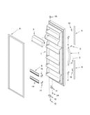 Refrigerator door