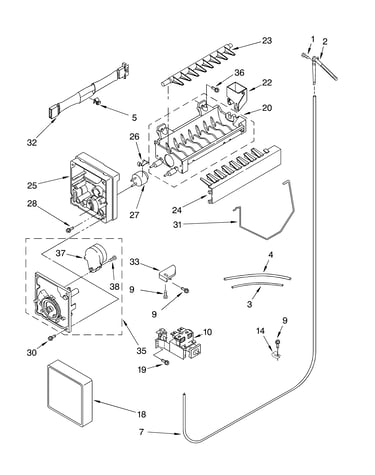 Ice maker/optional
