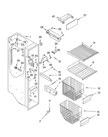 Freezer liner