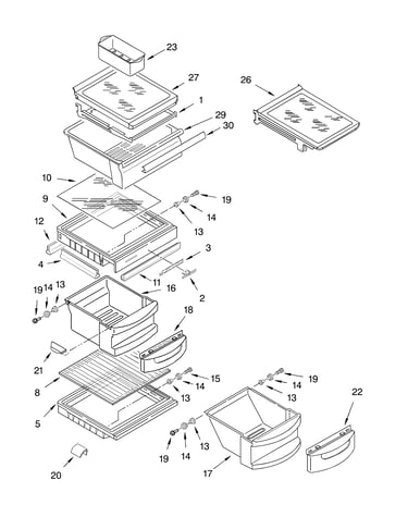 Refrigerator shelf