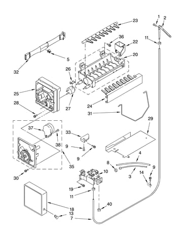 Ice maker/optional