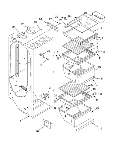 Refrigerator liner