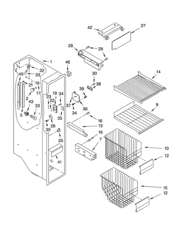 Freezer liner