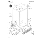 Whirlpool GD5NHGXLQ01 cabinet/literature diagram