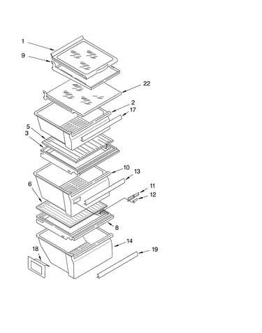 Refrigerator shelf