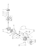 Brake, clutch, gearcase, motor and pump
