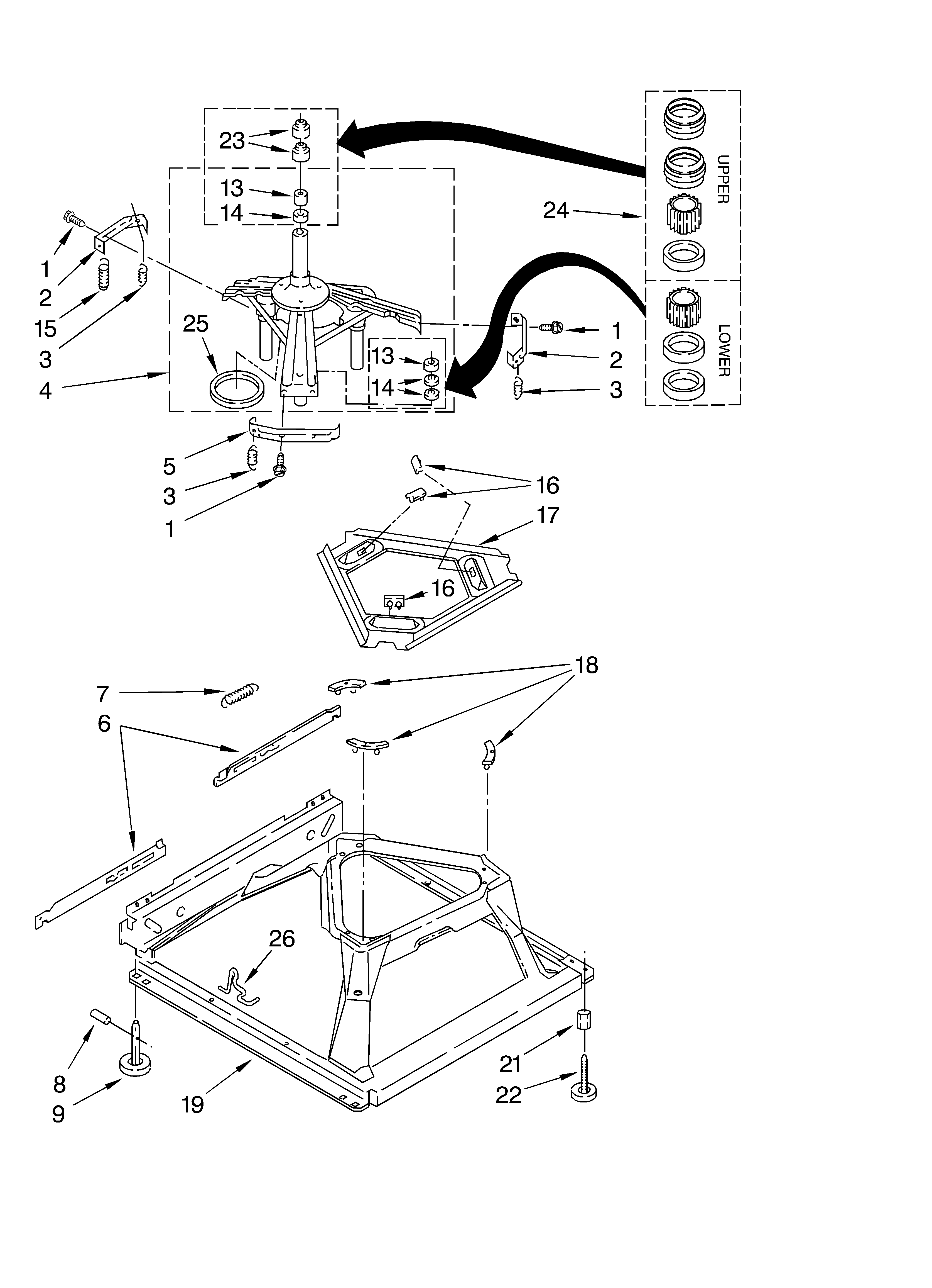 Machine base