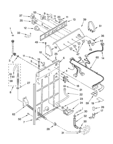Controls and rear panel
