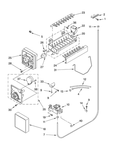Ice maker/optional