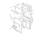 Whirlpool ET9LFKXKQ02 door diagram