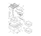 Whirlpool ET9LFKXKQ02 shelf/optional diagram