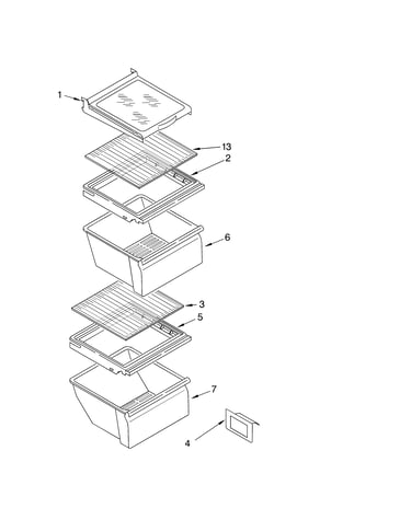 Refrigerator shelf