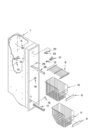 Freezer liner