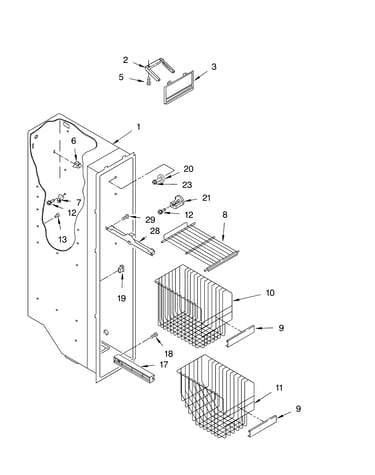 Freezer liner