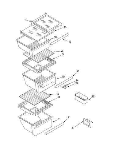 Refrigerator shelf