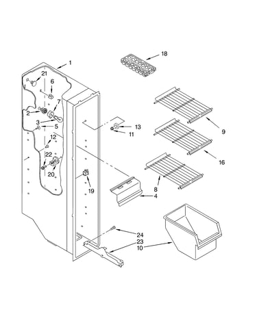 Freezer liner