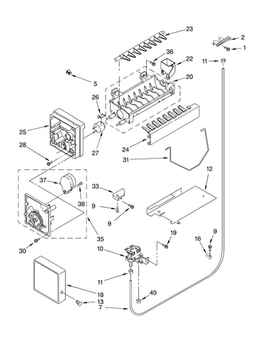 Ice maker/optional