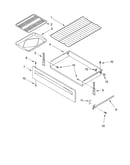 Drawer and broiler/optional