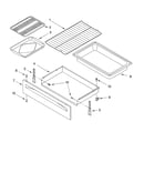 Drawer and broiler
