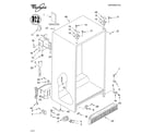 Whirlpool 4YED20TKFN05 cabinet/literature diagram