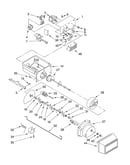 Motor and ice container