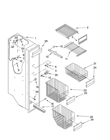 Freezer liner