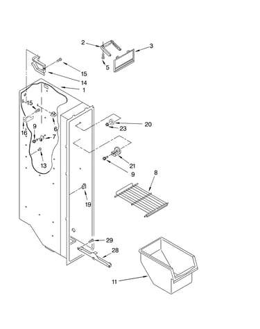 Freezer liner