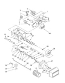 Motor and ice container