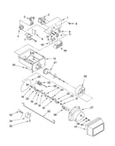 Motor and ice container
