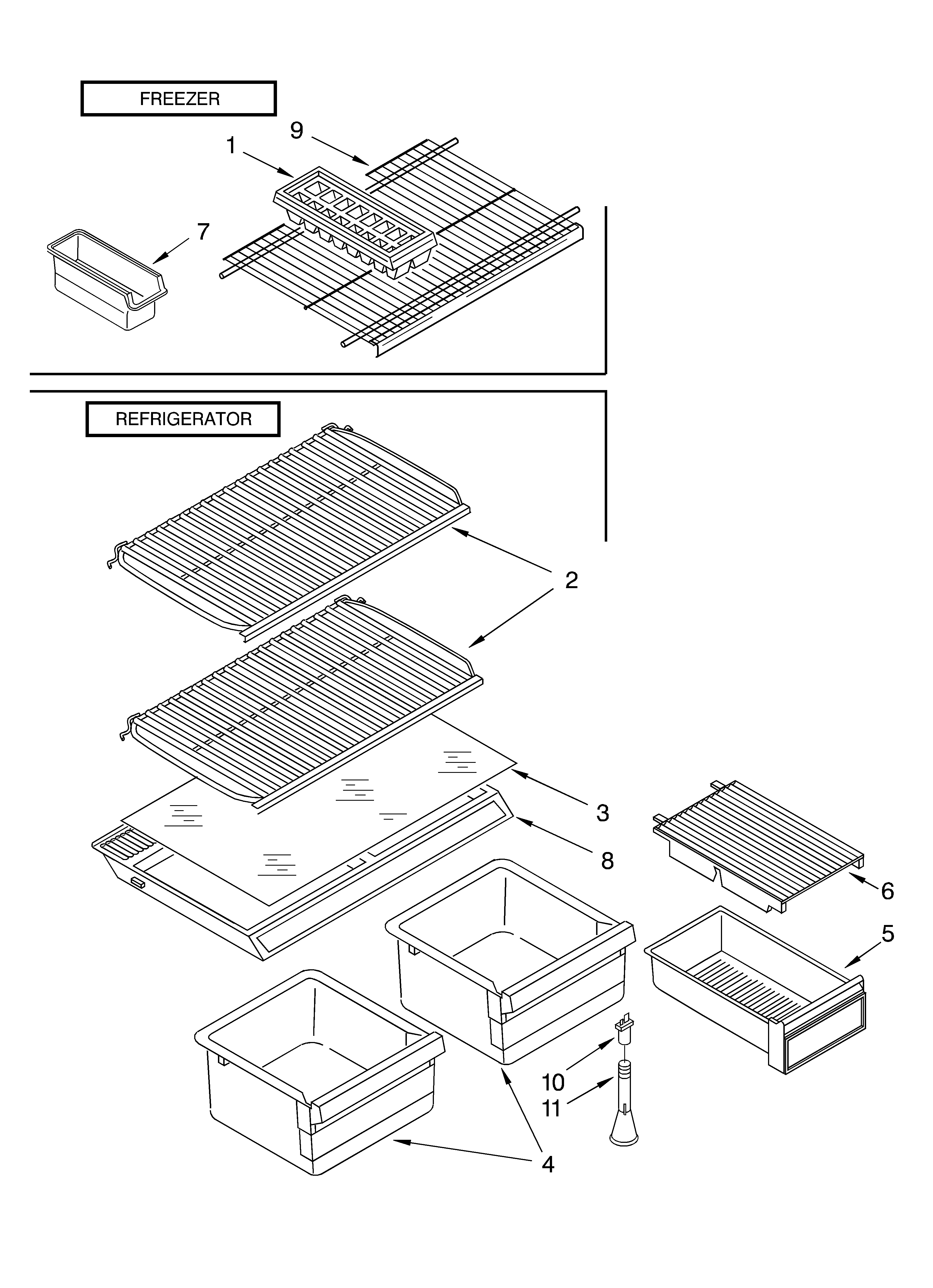 Shelf/optional