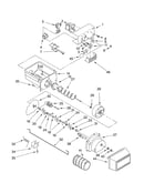 Motor and ice container