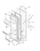 Refrigerator door
