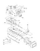 Motor and ice container