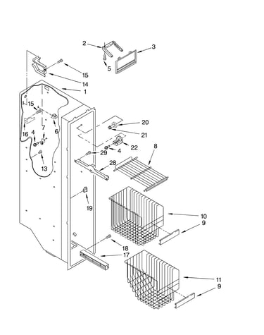 Freezer liner