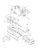 Motor and ice container