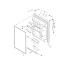 Whirlpool 2ET22DKXJW00 refrigerator door diagram