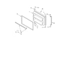 Whirlpool 2ET22DKXJW00 freezer door diagram