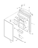 Refrigerator door