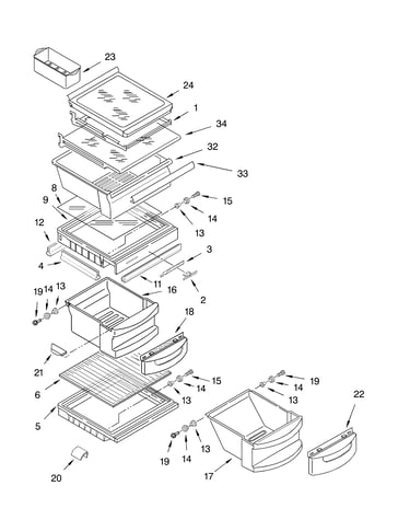 Refrigerator shelf