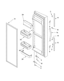 Refrigerator door