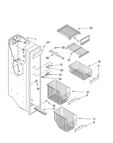 Freezer liner