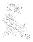 Motor and ice container