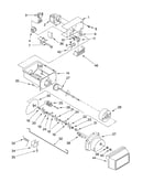 Motor and ice container