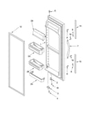 Refrigerator door