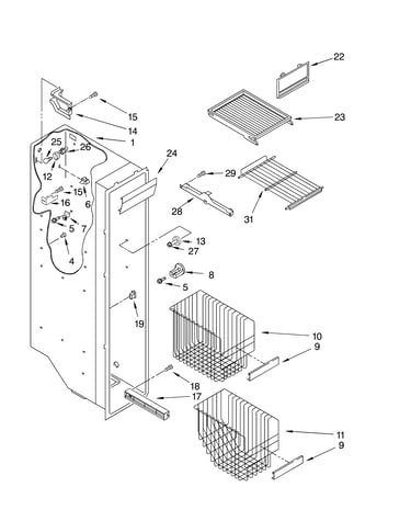 Freezer liner
