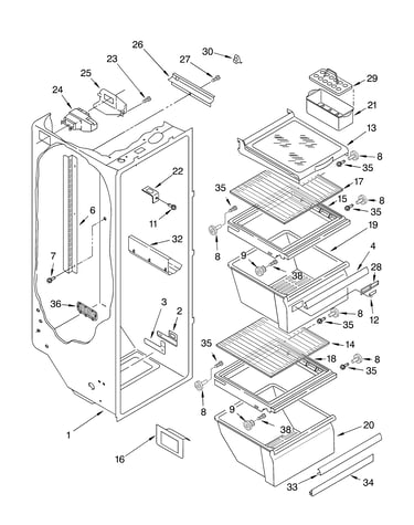 Refrigerator liner